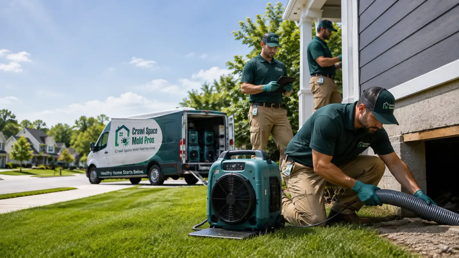 Crawl Space Mold Removal in Spooner, WI